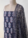 Kota Dupatta Ajrakh Suit 5025 BLACK 3