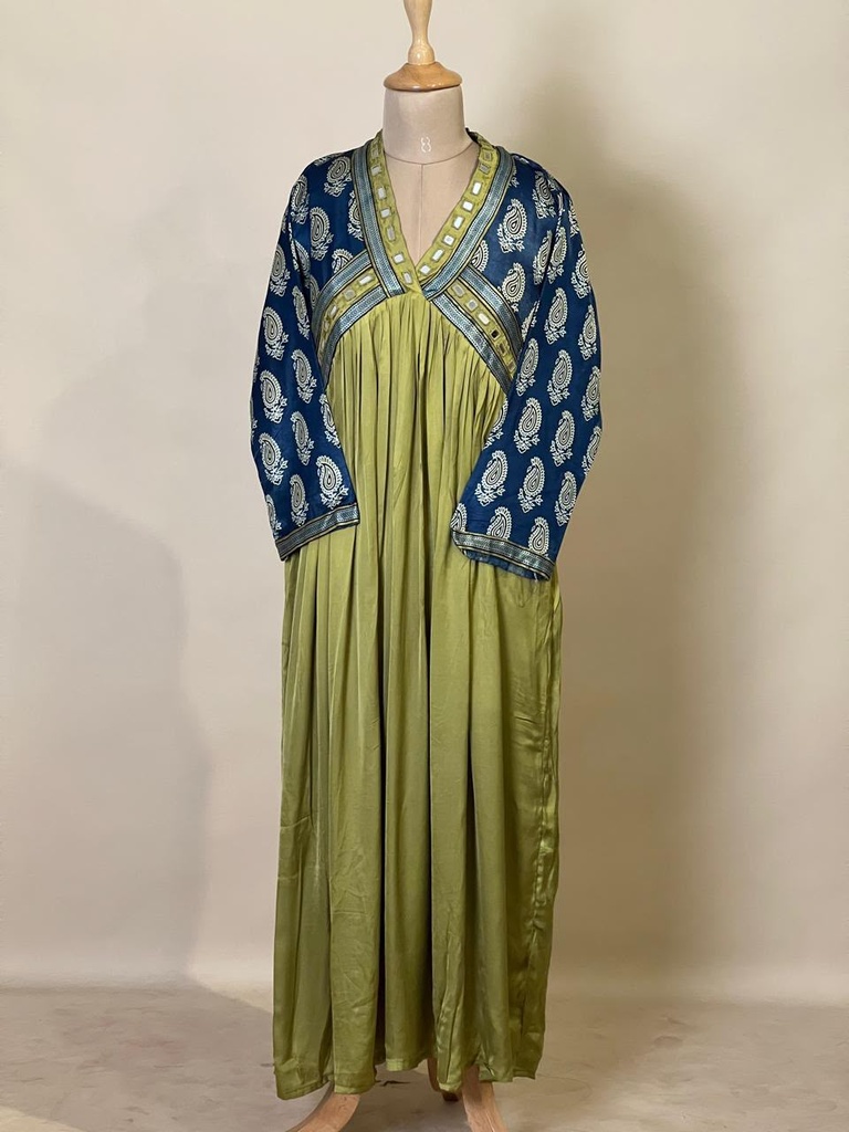Premium Modal Silk Kurti 5053 GREEN