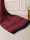 Handwork Ajrakh Modal Silk Sarees 5036