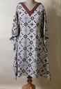 Ajrakh Cotton Kaftans 4802 IVORY 6