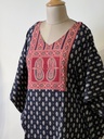 Ajrakh Cotton Kaftans 4802 BLACK 8