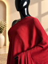 Premium Plain Modal Sarees 5020 MAROON