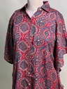 Ajrakh Modal Shirt Kaftans 5015 MAROON 1