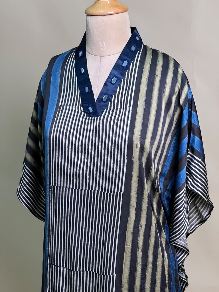 Ajrakh Modal Short Kaftans 5015