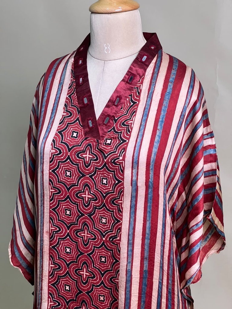 Ajrakh Modal Short Kaftans 5015