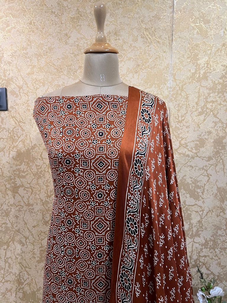 Ajrakh Modal Suits 5012