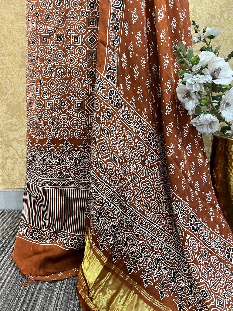 Ajrakh Modal Suits 5012