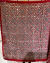 Ajrakh Silk Mirror Saree 5036
