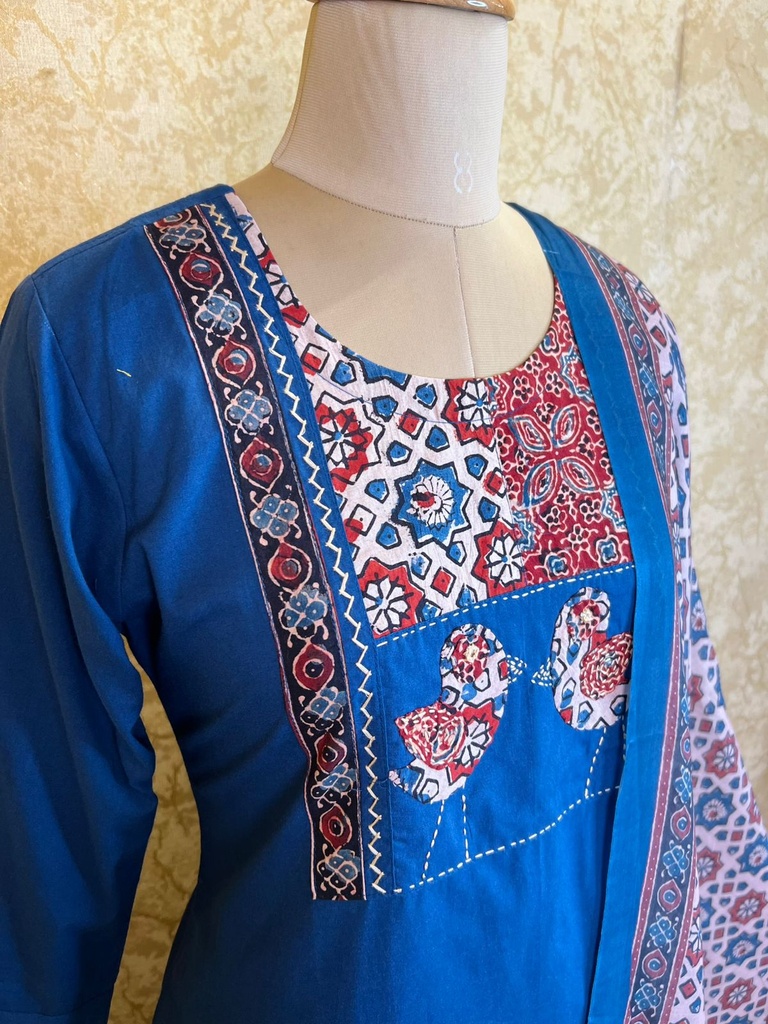 Cotton Kurti Set 4609