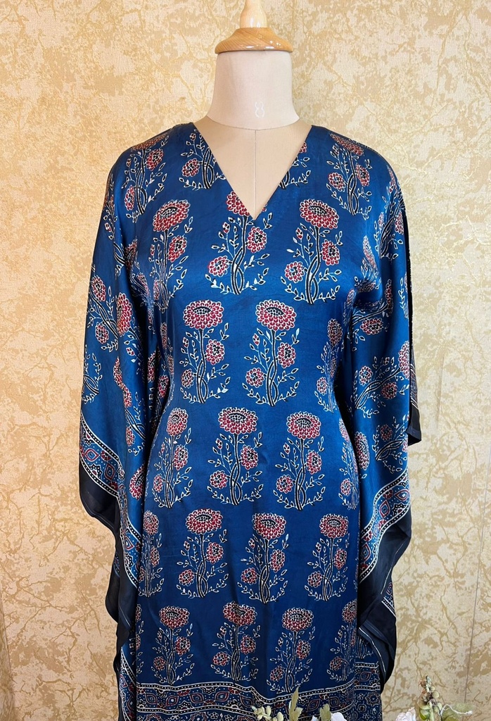 Ajrakh Silk Kaftans 4801