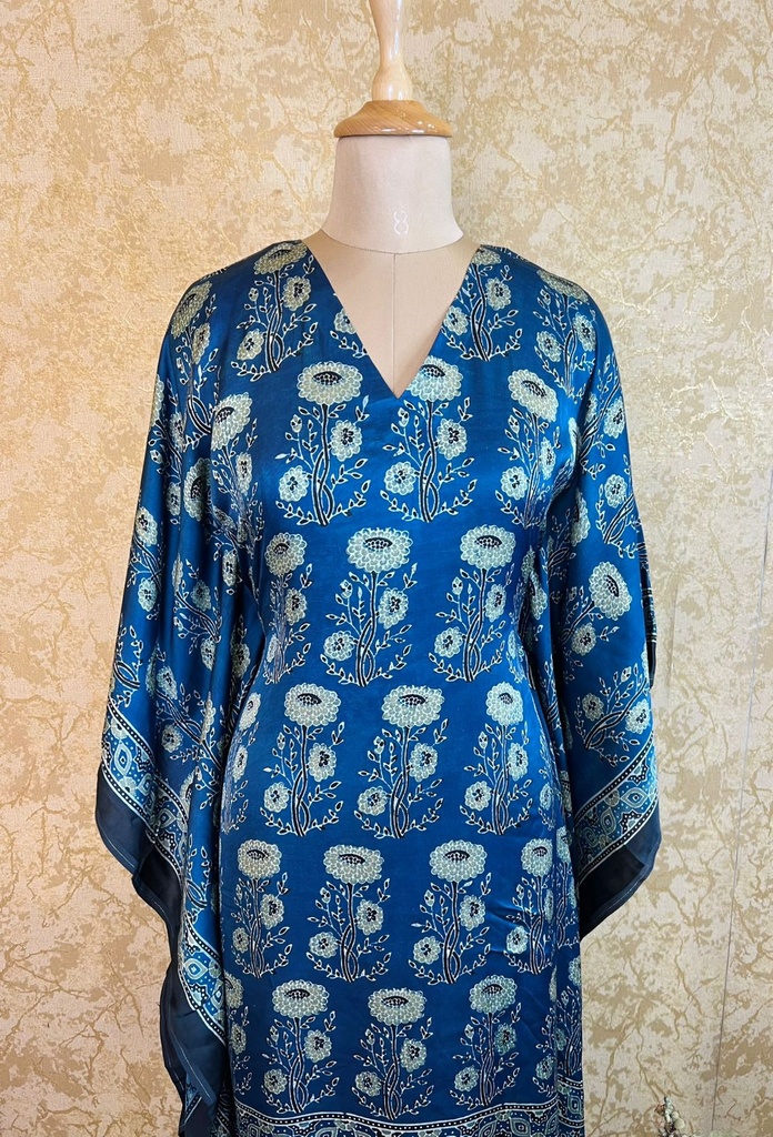 Ajrakh Silk Kaftans 4801