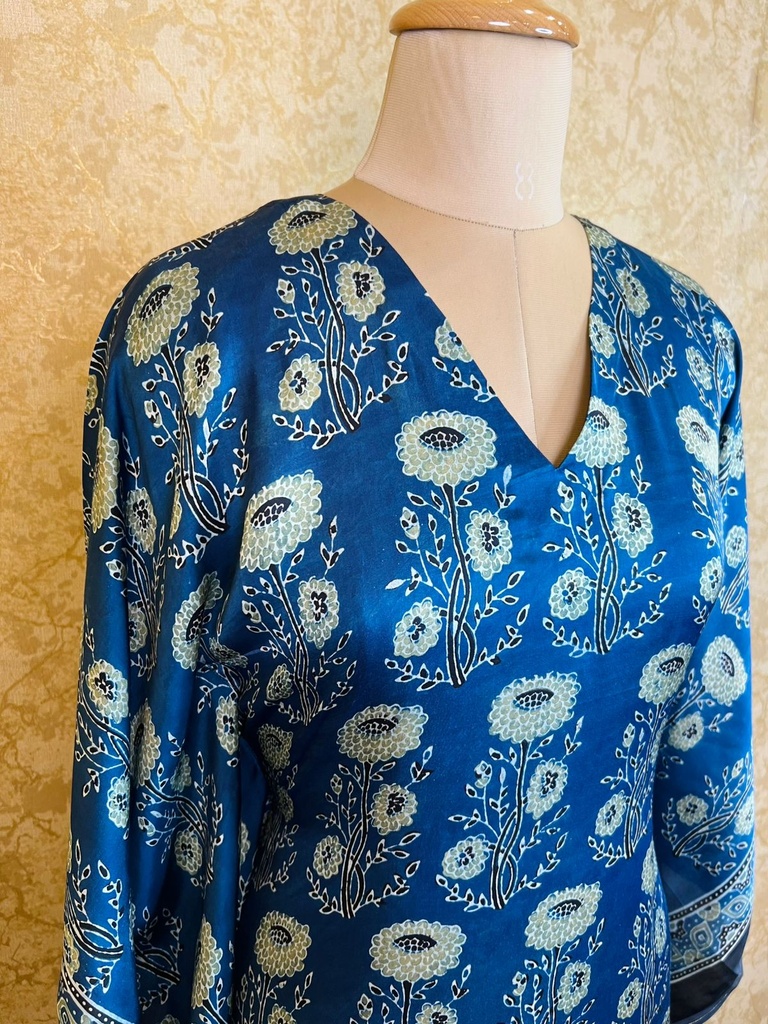 Ajrakh Silk Kaftans 4801