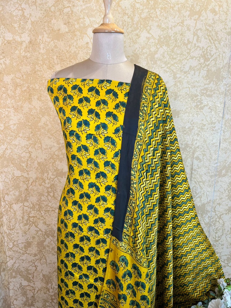 Ajrakh Modal Silk Suits 5048