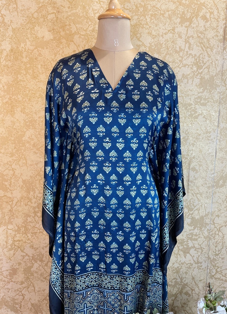 Ajrakh Silk Kaftans