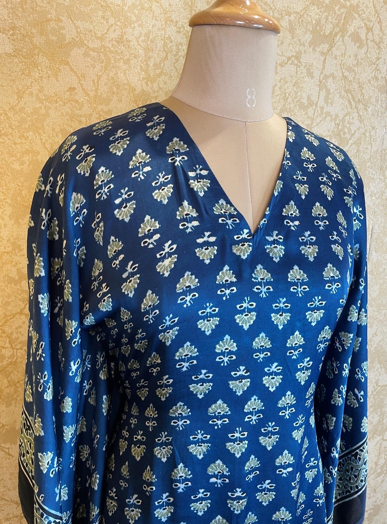 Ajrakh Silk Kaftans
