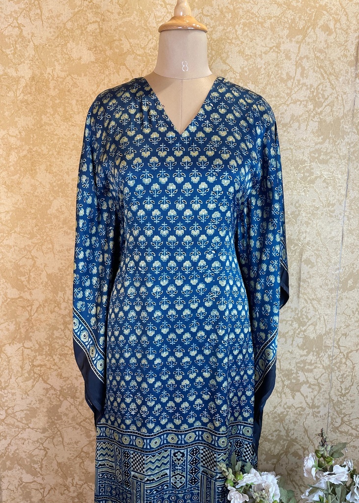 Ajrakh Silk Kaftans 4801