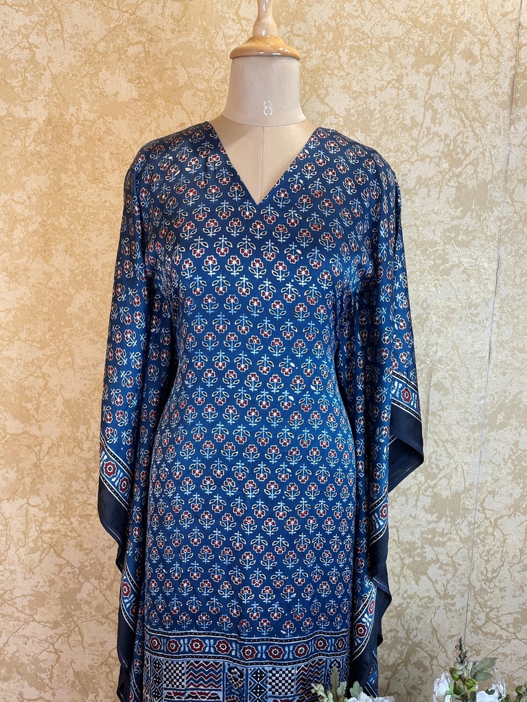 Ajrakh Silk kaftans 4801