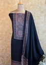Ajrakh Modal Silk Top and Dupatta Set 5048