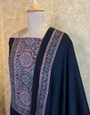 Ajrakh Modal Silk Top and Dupatta Set 5048