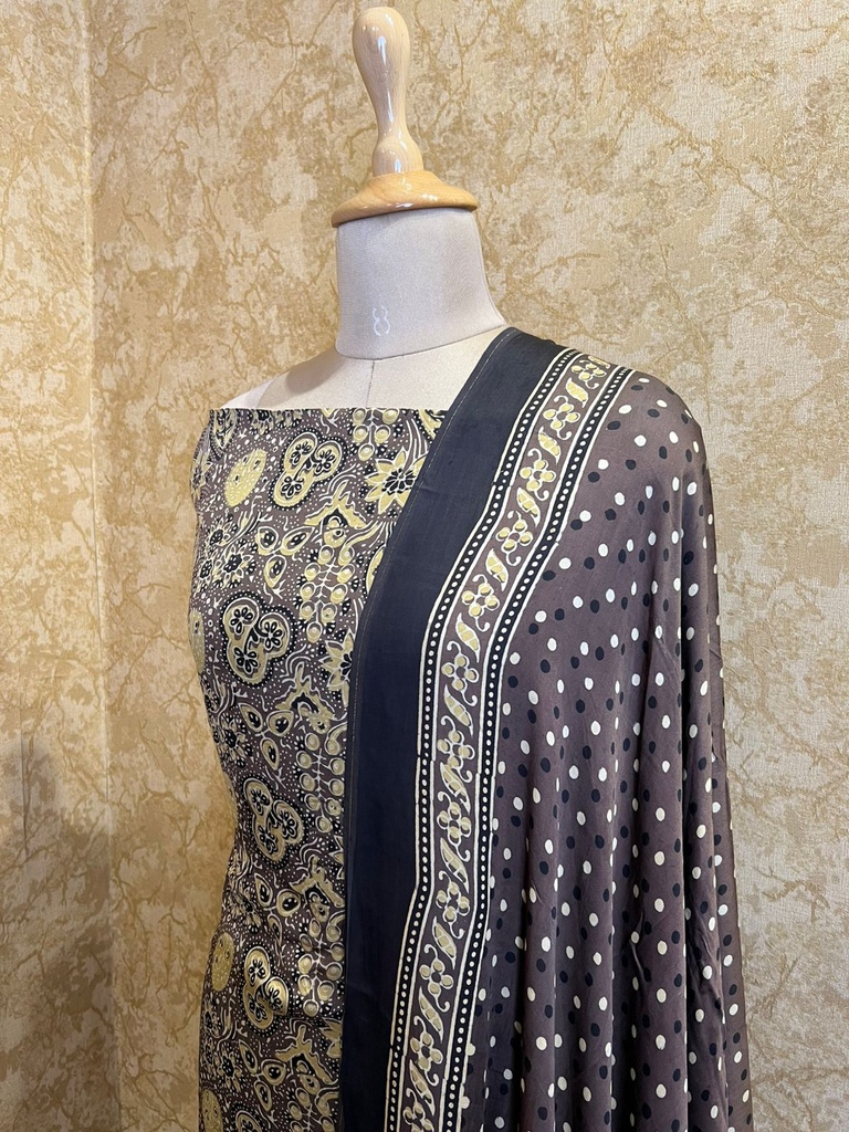 Ajrakh Modal Silk Suits 
