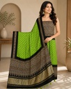 Premium Ajrakh Bandhani Suit 5012