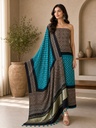 Premium Ajrakh Bandhani Suit 5012