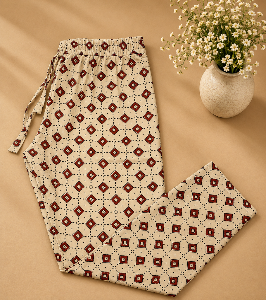 Ajrakh Cotton Pants 5032