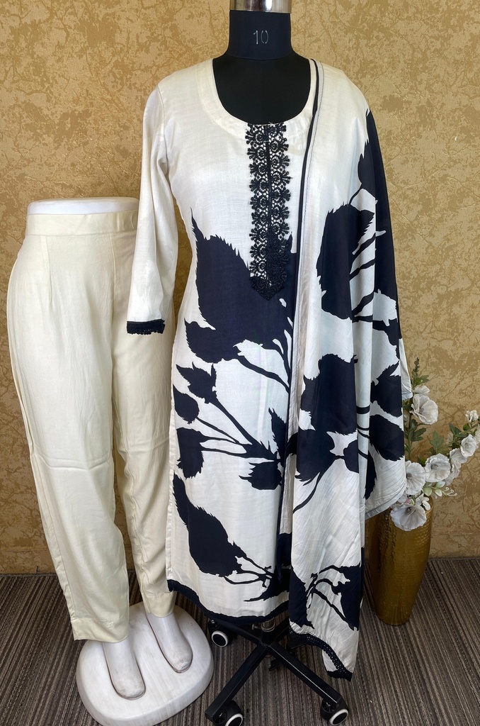   Muslin Kurti Set 4610
