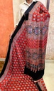 Premium Ajrakh Modal Silk Saree 5033
