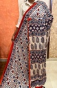 Premium Ajrakh Modal Silk Saree 5033