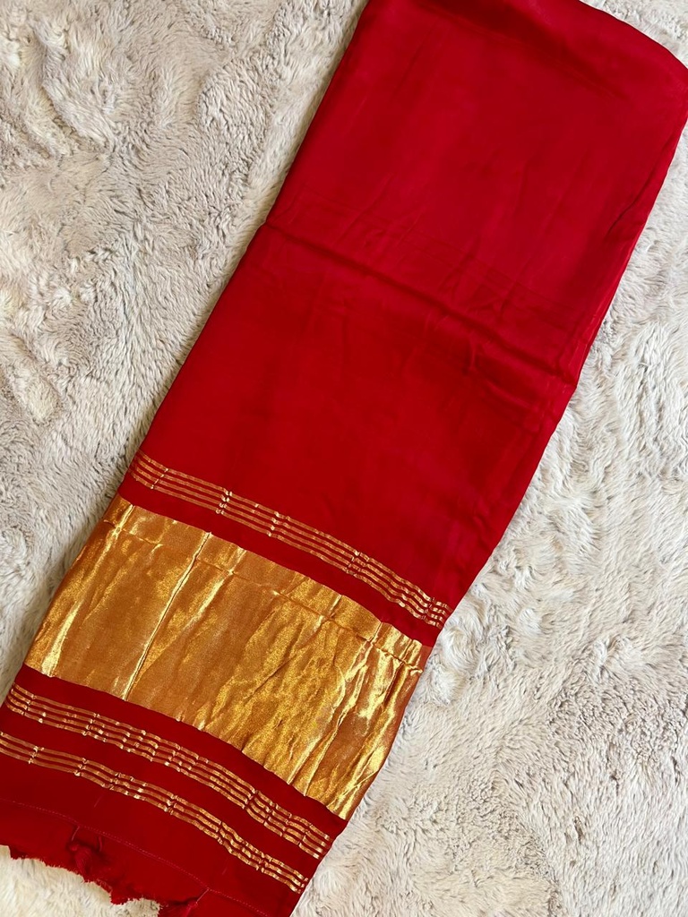 Premium Plain Modal Silk Sarees 5048