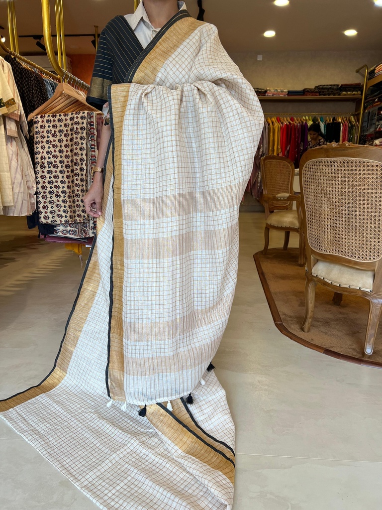 Premium Linen Sarees  5051