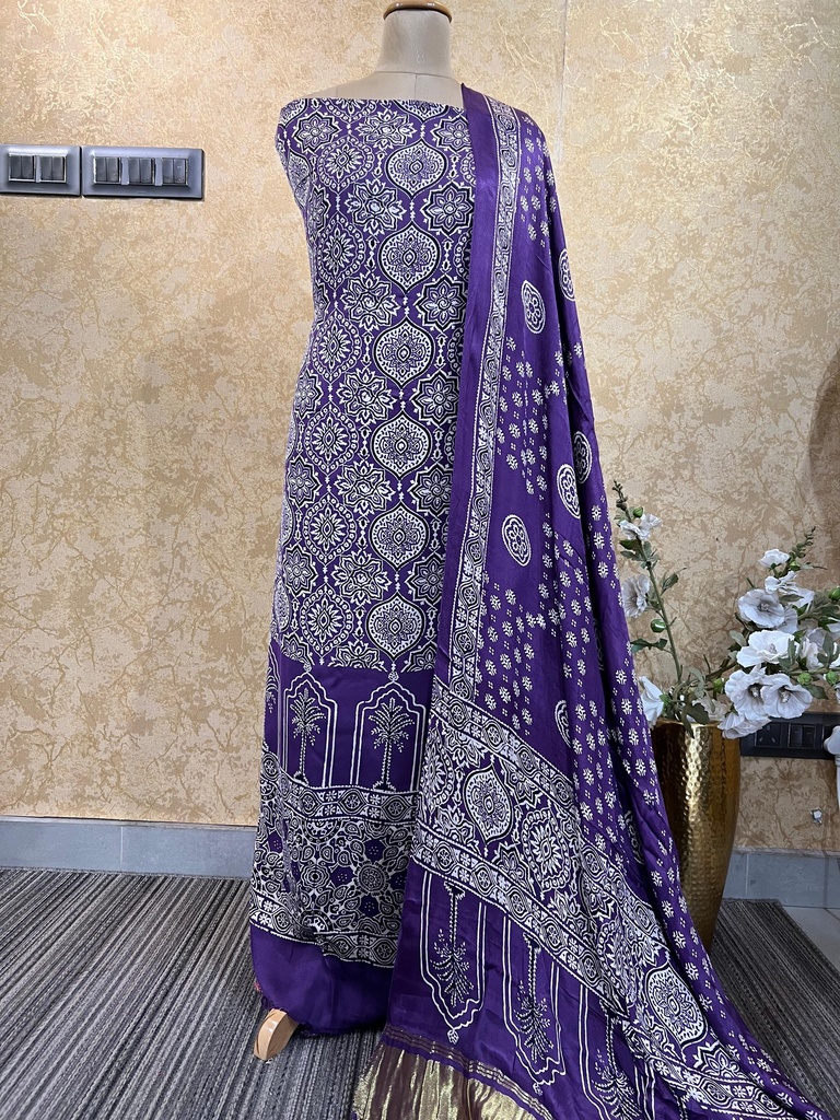 Ajrakh Modal Suits 5012