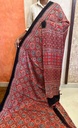 Ajrakh Modal Silk Saree 5048