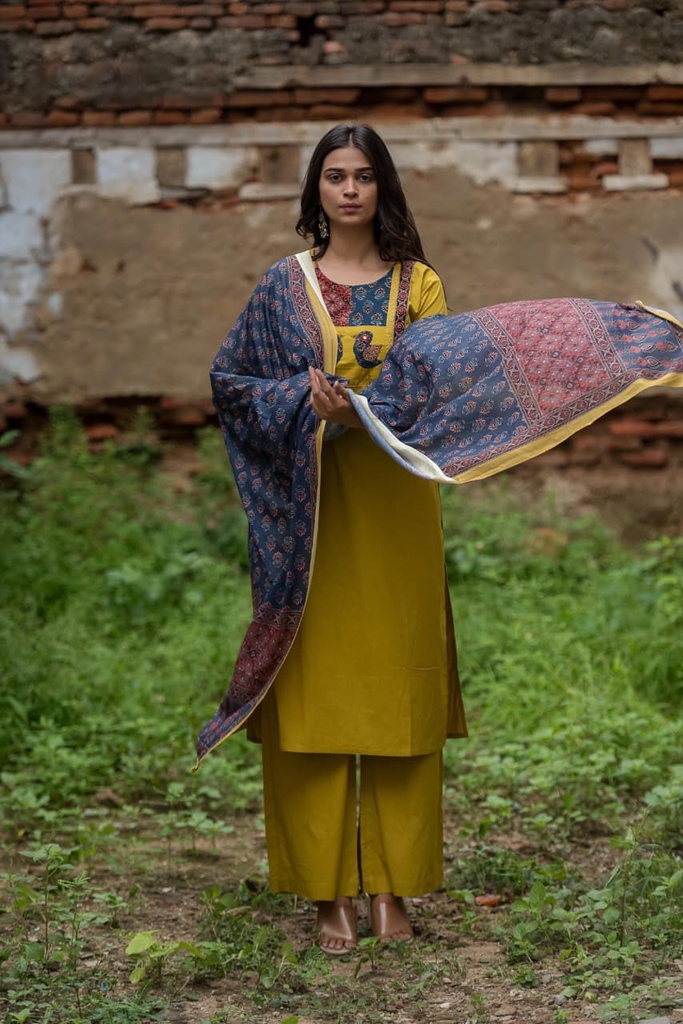 Cotton Kurti Set 4609