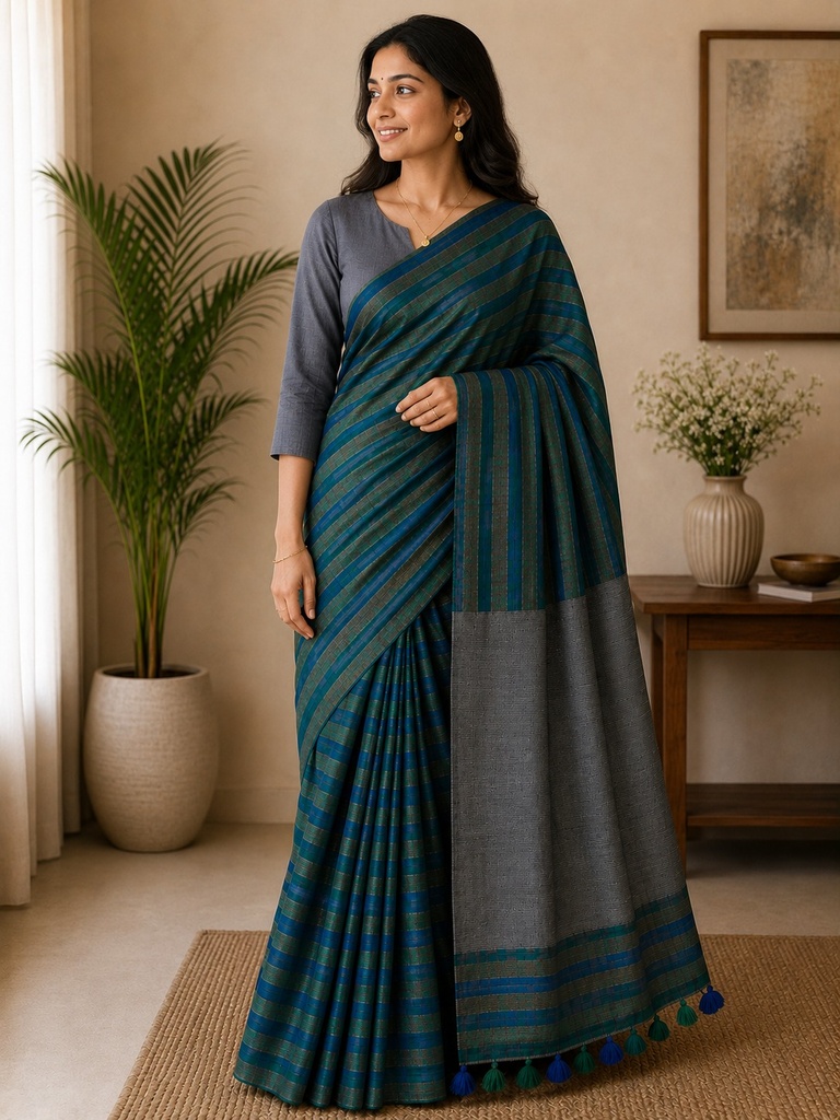 Premium Linen Sarees 5051