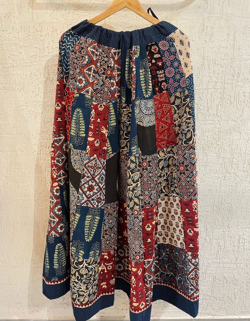 Ajrakh Boho Style Skirts 5051