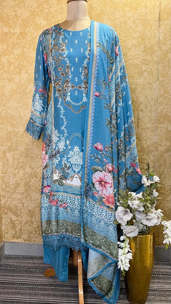 Muslin Kurti Sets 4609