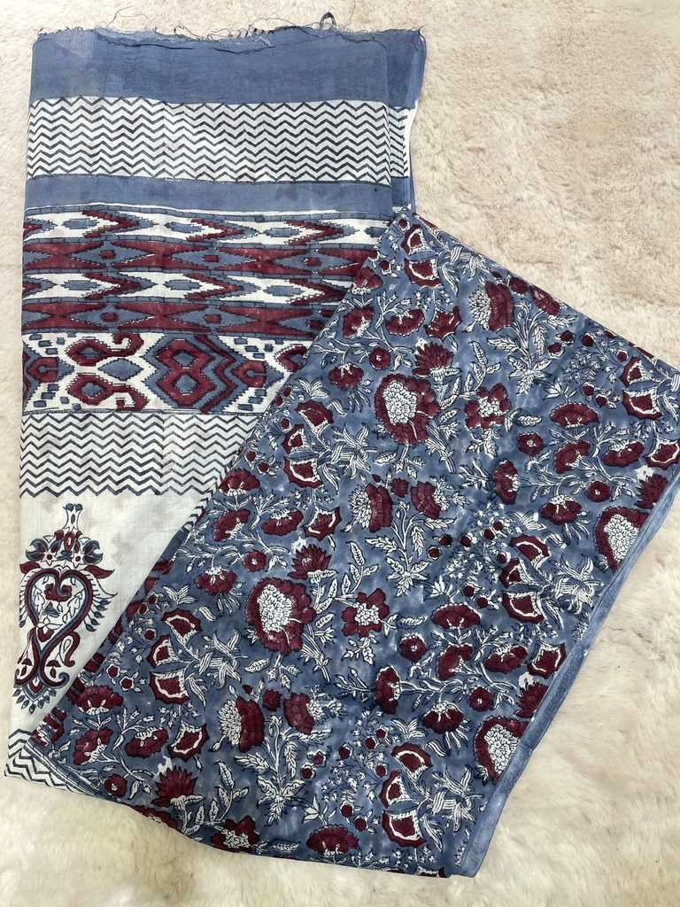 Bagru Cotton Sarees 5026