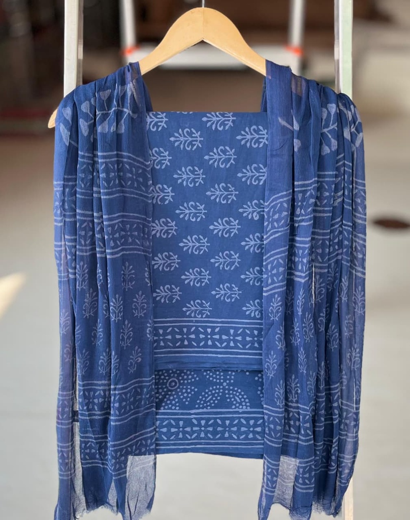 Chiffon Dupatta Cotton Suits 4562