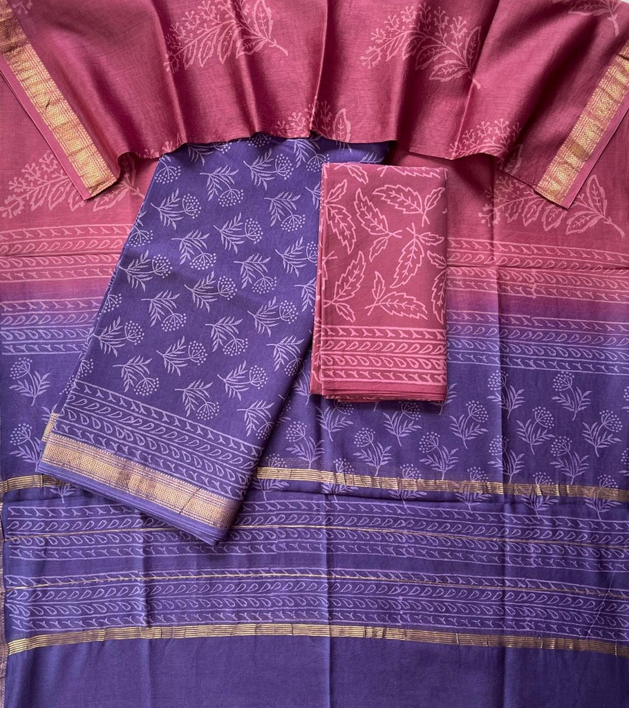 Maheshwari Silk Cotton Suits 5025