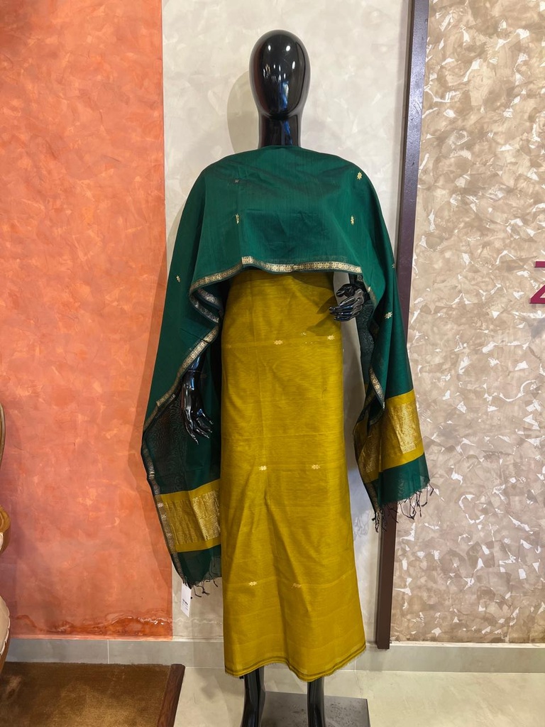 Maheshwari Silk Cotton Suits 5025