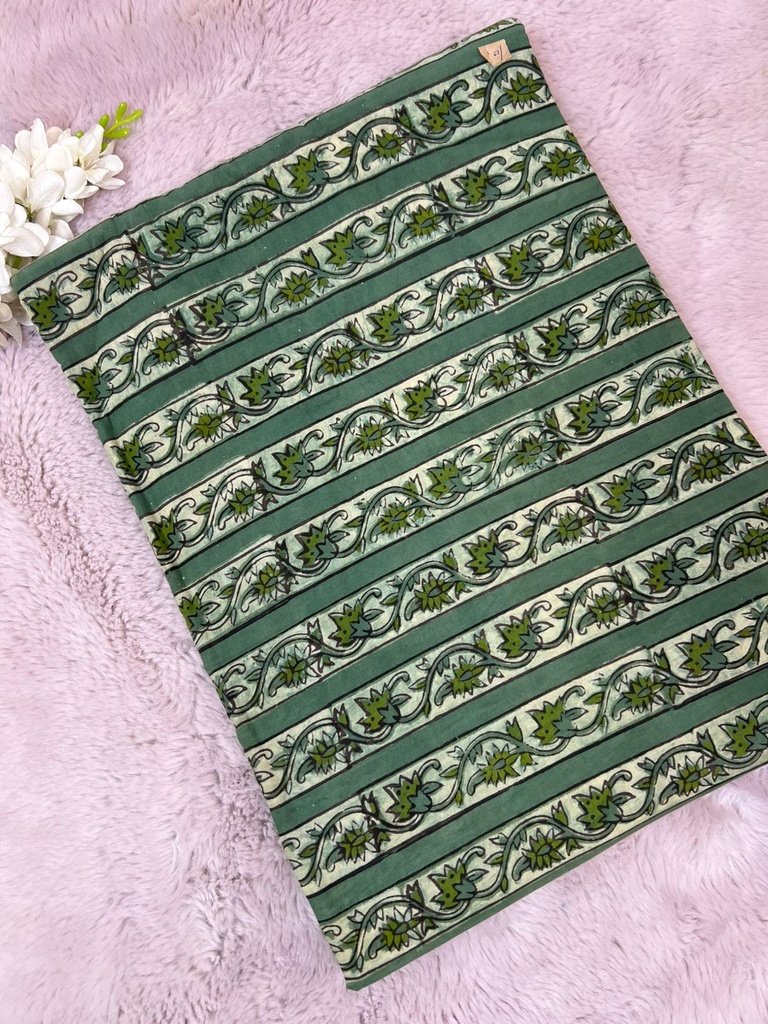 Vanaspati Ajrakh Cotton Fabric 5023