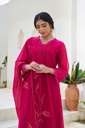 Mul Chanderi  Kurti Sets 4609