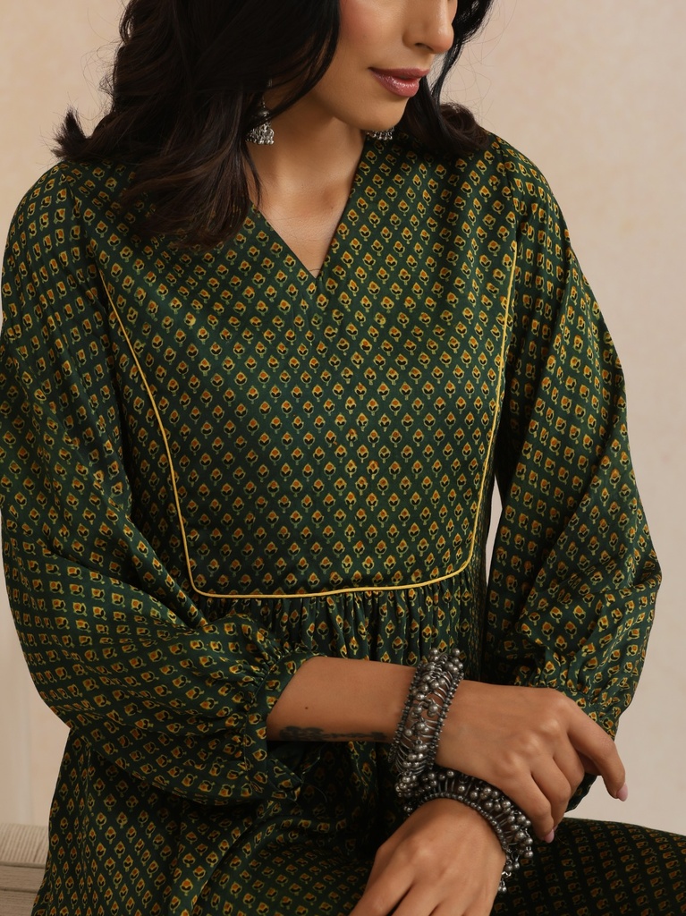 Premium Modal Silk Dress 5053