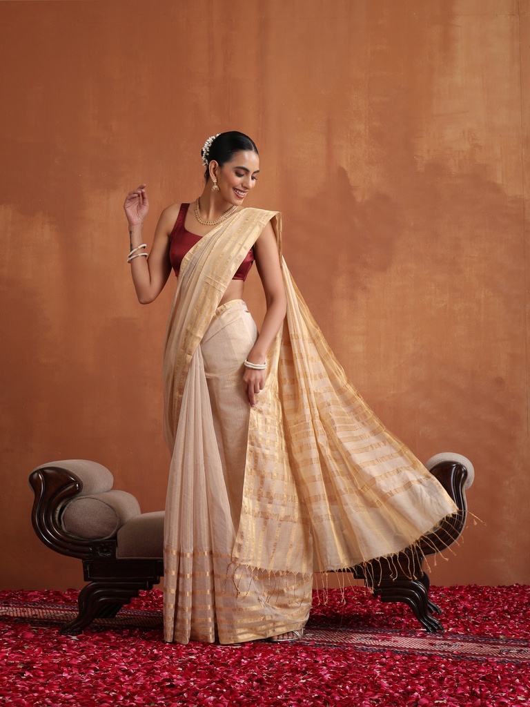 Premium Maheshwari Silk Saree 4552