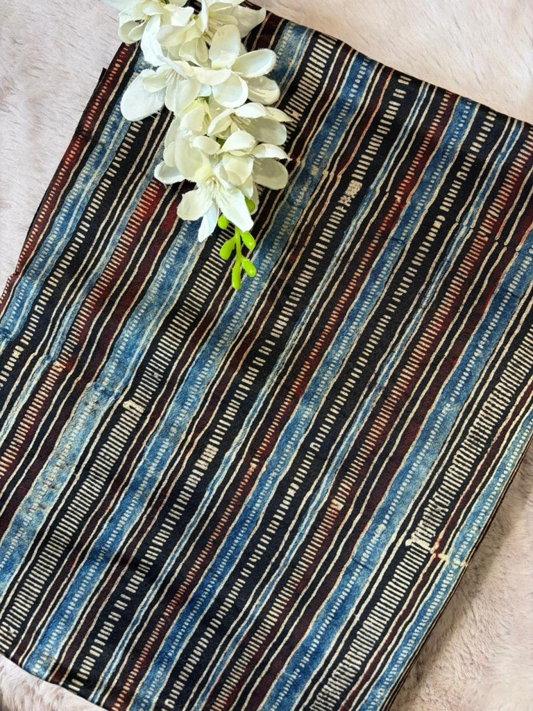 Ajrakh Mashru Fabric 4215