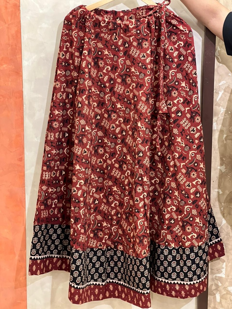 Ajrakh Cotton Skirts 4556