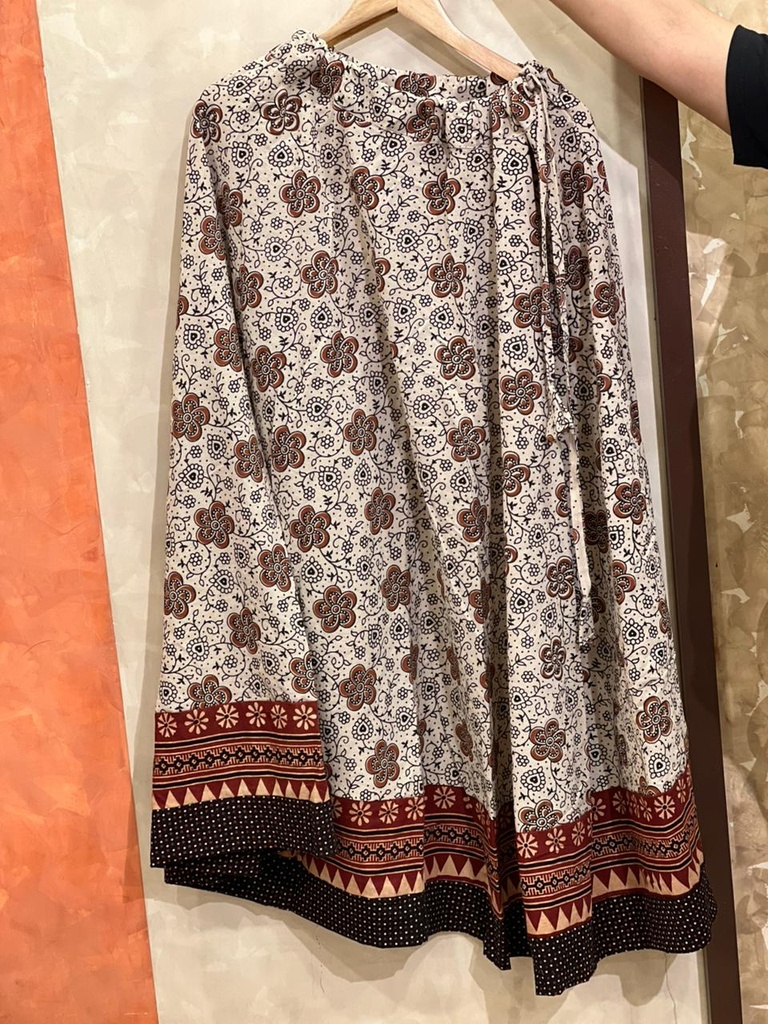 Ajrakh Cotton Skirts 4556