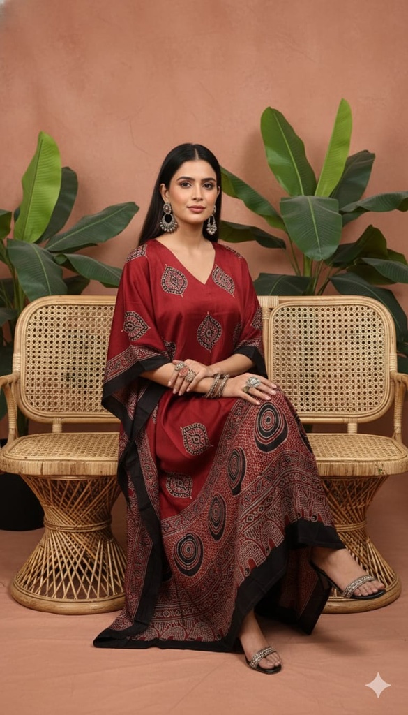 Ajrakh Modal Kaftans 4801